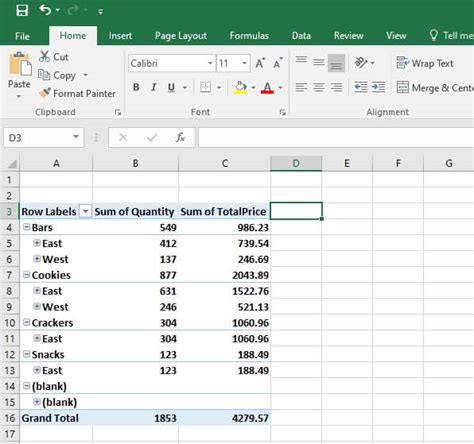 create pivot table calculated fields goskills