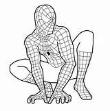 Spiderman Drawing Easy Simple Draw Coloring Pages Cartoon Drawings Step Getdrawings Chibi Clipartmag sketch template