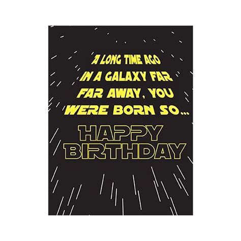 star wars birthday card  halfpenny postage canada