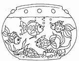 Fish Tank Coloring Inside Various Netart sketch template