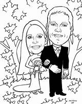 Coloring Anniversary Pages Wedding Happy Couple Cartoons Caricatures Gift Booth Alternative Comments Library Clip Choose Board Popular Coloringhome sketch template