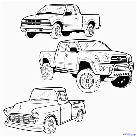 lifted ford truck coloring pages coloring pages