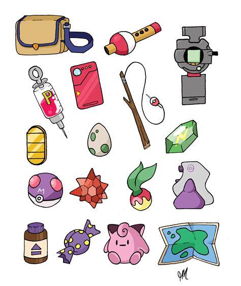 Pokemon Items Pokémon Pinterest Pokémon Anime And Comic