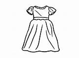 Dress Coloring Pages Girl Dresses Girls Clothes Little Drawing Party Color Sun Getcolorings Fancy Getdrawings Pag Comments Printable Clipartmag sketch template