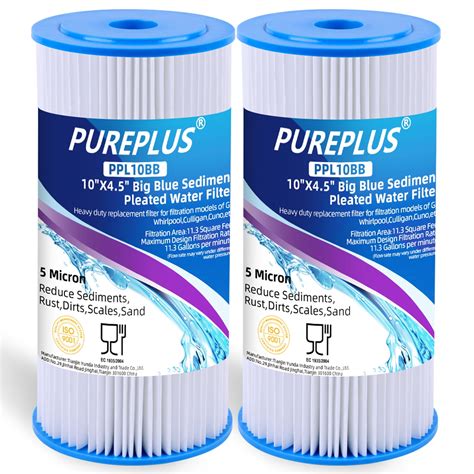 Pureplus Fxhsc 10 X 4 5 Whole House Water Filter Replacement For Ge