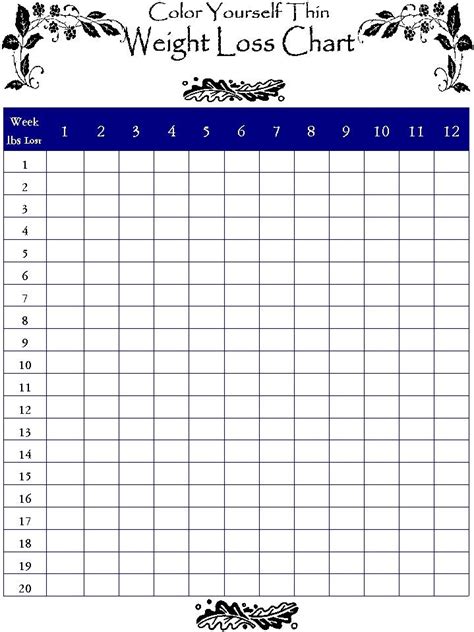 Printable Weight Loss Chart That Are Tactueux Harper Blog