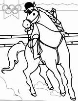 Equestrian sketch template