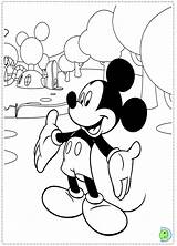 Mickey Clubhouse Maus Micky Myszka Kolorowanki Miki Dinokids Mewarna Kertas Halaman Druckbare Boleh Cetak sketch template