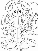 Coloring Lobster Pages Getdrawings Maine sketch template