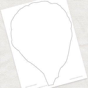 hibiscus flower template   flower template paper
