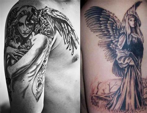 adult blog angel tattoos for men