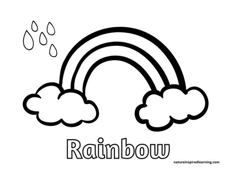 rainbow coloring pages  printables