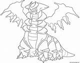 Coloring Giratina Pages Generation Printable Book sketch template