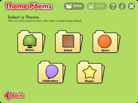 theme poetry digital teaching resource folder