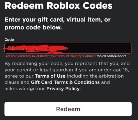 unable  redeem digital gift cards website bugs developer forum