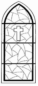 Stained Glass Window Church Drawing Cross Patterns Coloring Windows Pages Stain Religious Make Easter Print 4catholiceducators Panel Idea Pattern Only sketch template