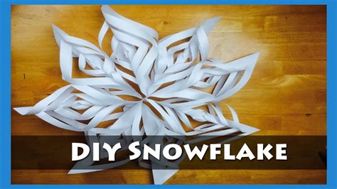 How To Make Craft Paper Snowflakes Youtube