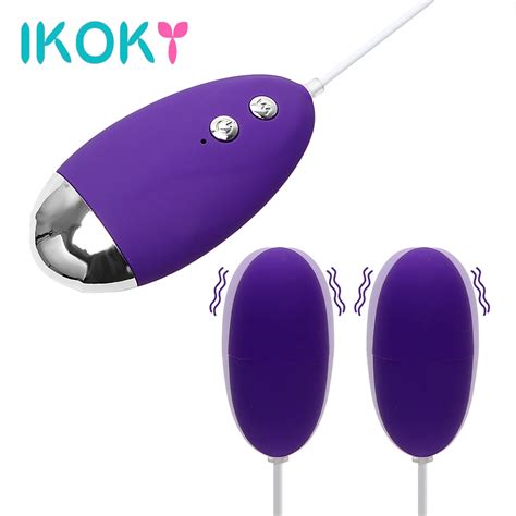 Ikoky 12 Frequency 2 Vibrating Eggs Adult Product Aaa Battery Vibrators