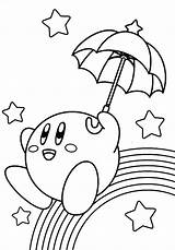 Coloring Pages Bros Smash Kirby Rainbow Super Slide Over Color Mario Getdrawings Play Kids Colouring Getcolorings Sheets sketch template