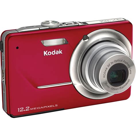 kodak easyshare  point  shoot digital camera red