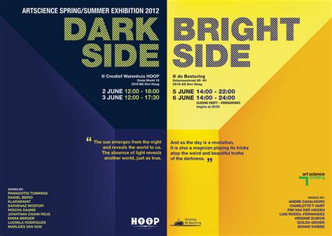 Artscience Stichting 2012 – Dark Side Bright Side