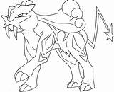 Raikou Pokemon Drawing Step Draw Easy Tutorial sketch template