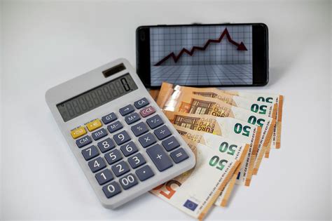 euro banknotes  calculator  graph photograph  cardaio federico fine art america