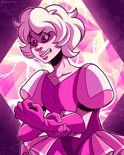 Takeuchi S Art Pink Diamond Steven Universe Universe