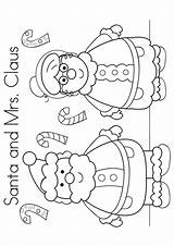Mrs Claus Coloring Santa Mr Pages Clause Parentune Printable Print Child sketch template
