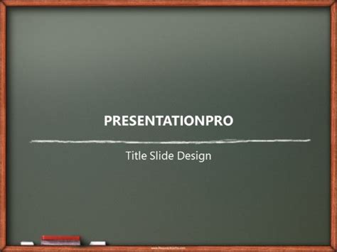 board education powerpoint template presentationpro