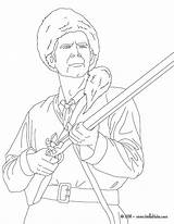Crockett Davy Coloring Pages Printable Alamo Print Color West Template Online Colori Getcolorings Choose Board Famous sketch template