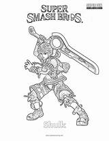 Smash Coloring Super Shulk Brothers Bros Pages sketch template