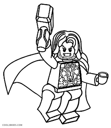 printable thor coloring pages  kids coolbkids