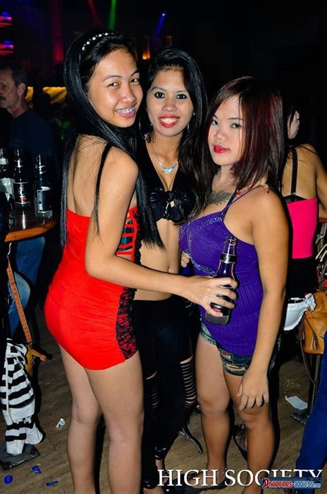 philippines nightlife inside high society disco located on fields avenue in angeles city