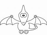 Pterodactyl Coloring Pages Cartoon Printable Pteranodon Dinosaur Color Kids Dinosaurs Drawing Flying Crafts Online Print Supercoloring Drawings Templates Categories Getcolorings sketch template