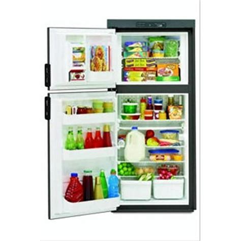 6 cu ft americana double door rv refrigerator 2 way