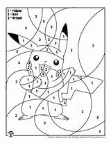 Coloring Pikachu Colorear School Woojr Números Charizard sketch template