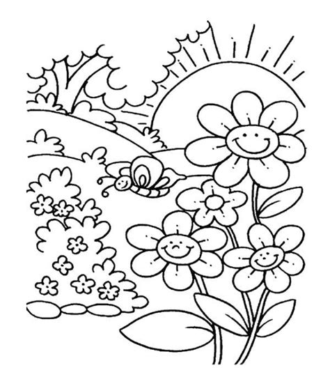 spring coloring pages   graders google search desenhos