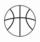 Basketball Vector Ball Outline Vectorstock Yuriyc sketch template