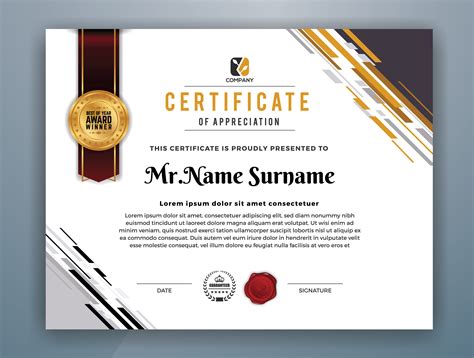 multipurpose modern professional certificate template design  print vrogue