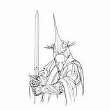 Lord Rings Coloring Pages Lego Nazgul King Witch Draw Lotr Print Drawing Drawings Easy Step Getcolorings Hobbit Evil Dragoart Earth sketch template