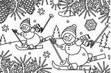 Coloring Snowman Pages Printable Kids Winter 30seconds Mom Snowmen Adults Fun sketch template