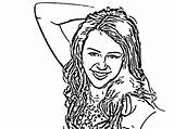 Miley Hannah sketch template