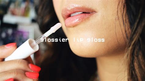 glossier lip gloss youtube