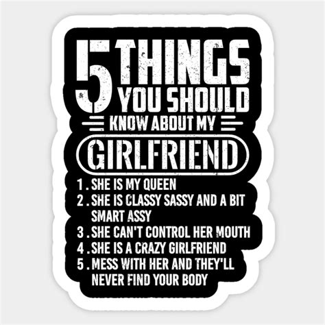 5 things you should know about my girlfriend 5 things you should know