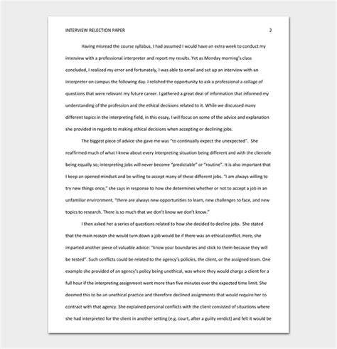 reflective essay examples topic docformatscom