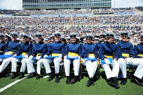 cadets    air force academys class   sit   diplomas