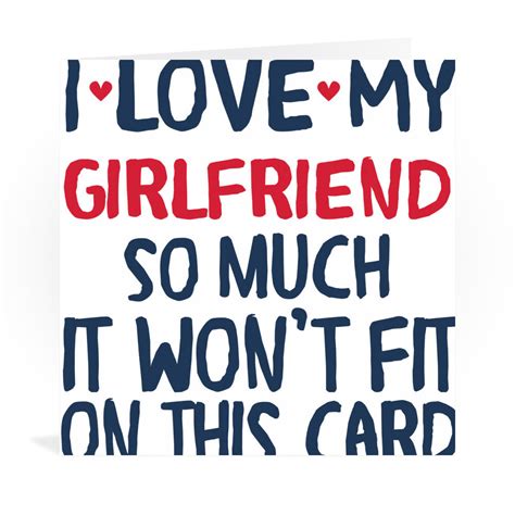 I Love My Girlfriend So Much Greeting Card – Star Editions
