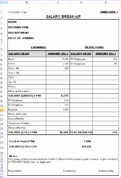 10 payslip template excel excel templates