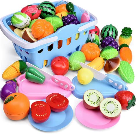 Fun Little Toys 30 Piece Fruits And Vegetables Toy Play Set Walmart